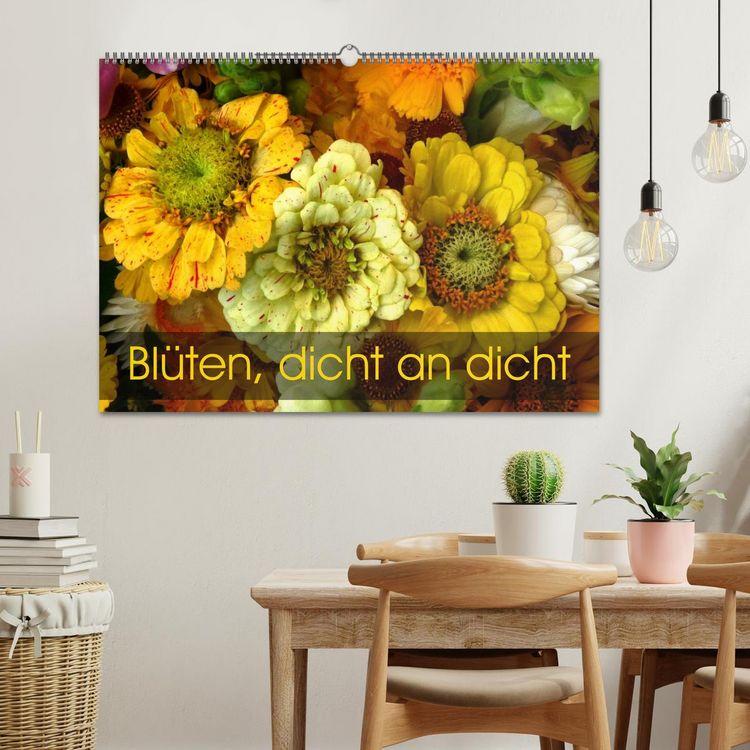 Produktbild: Bl&uuml;ten dicht an dicht (Wandkalender 2026 DIN A2 quer), CALVENDO Monatskalender