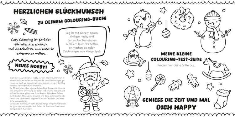 Produktbild: Cosy Coloring - S&uuml;&szlig;er Weihnachtszauber