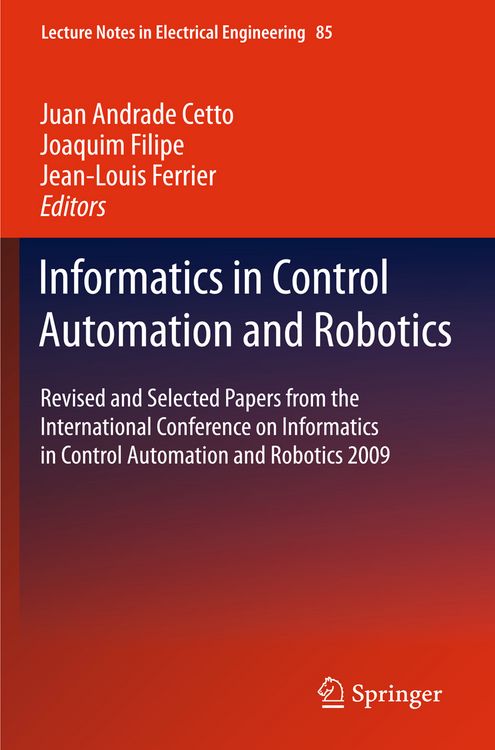 Produktbild: Informatics in Control Automation and Robotics