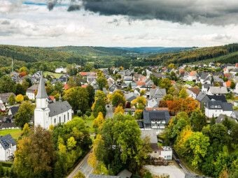 Produktbild: Herbstlicher Ortskern Brilon-Scharfenberg (Puzzle)