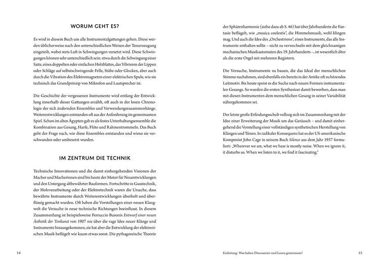 Produktbild: Das Buch der vergessenen Musikinstrumente
