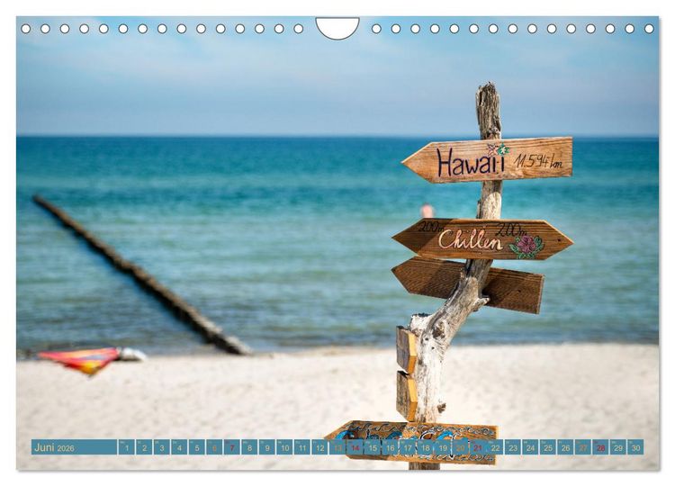 Produktbild: Zingst - die Ostsee von ihrer sch&ouml;nsten Seite (Wandkalender 2026 DIN A4 quer), CALVENDO Monatskalender
