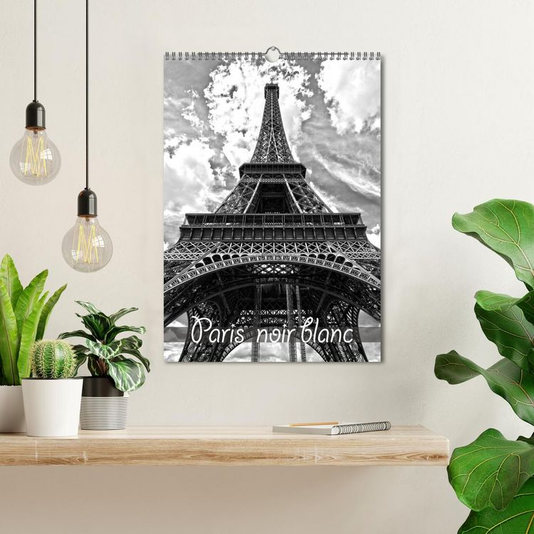 Produktbild: Paris noir blanc (Calendrier mural 2026 DIN A3 horizontal), CALVENDO calendrier mensuel