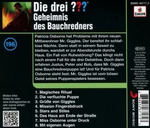 Produktbild: Die drei ??? (196): Geheimnis des Bauchredners