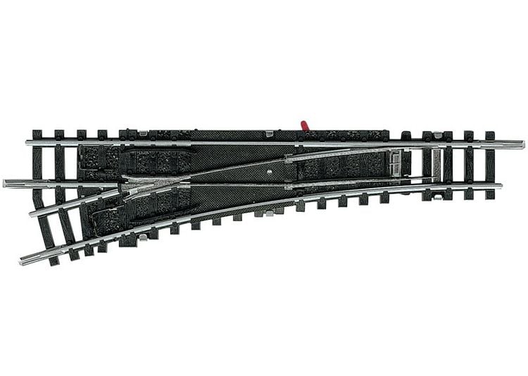 Produktbild: MiniTrix T14938 N Gleis Weiche, links 112.6mm 15&deg; 362.6mm 1St.