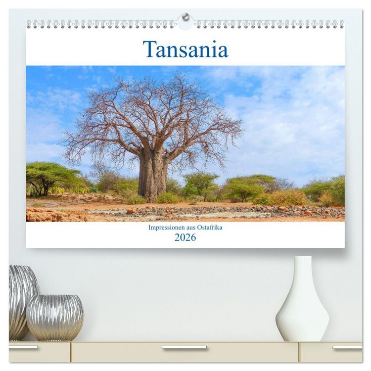 Produktbild: Tansania. Impressionen aus Ostafrika (hochwertiger Premium Wandkalender 2026 DIN A2 quer), Kunstdruck in Hochglanz