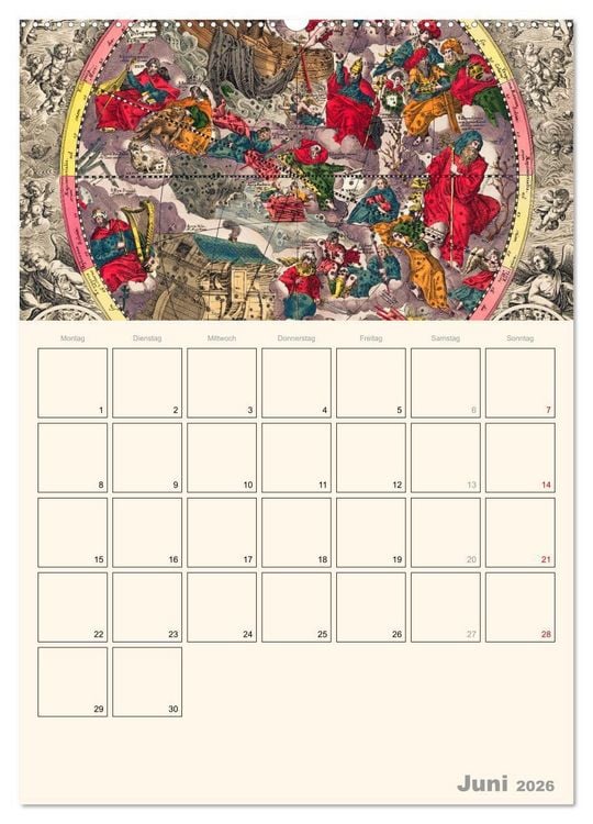 Produktbild: Zu den Sternen - mit Planerfunktion (Wandkalender 2026 DIN A2 hoch), CALVENDO Monatskalender