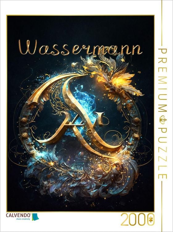 Produktbild: CALVENDO Puzzle Wassermann 21. Januar - 19. Februar | 2000 Teile Lege-Gr&ouml;&szlig;e 90x67cm Foto-Puzzle f&uuml;r gl&uuml;ckliche Stunden