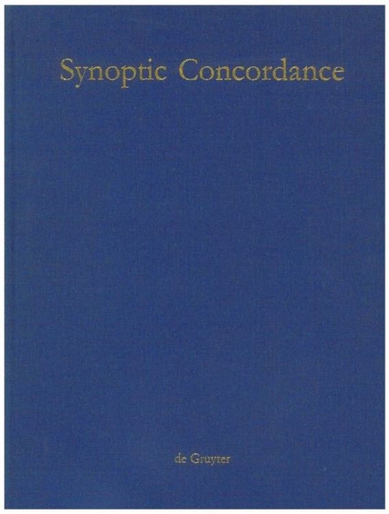 Produktbild: Paul Hoffmann; Thomas Hieke; Ulrich Bauer: Synoptic Concordance / Synoptic Concordance