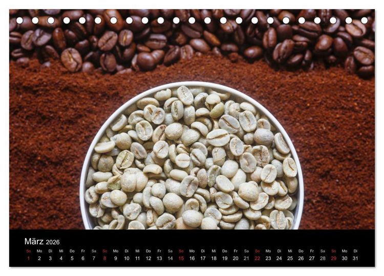 Produktbild: Kaffeezeit (Tischkalender 2026 DIN A5 quer), CALVENDO Monatskalender