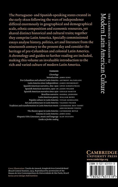Produktbild: The Cambridge Companion to Modern Latin American Culture