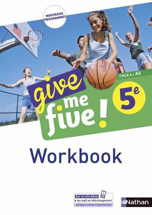 Produktbild: Give me five ! 5e, cycle 4, A2 : workbook : nouveaux programmes