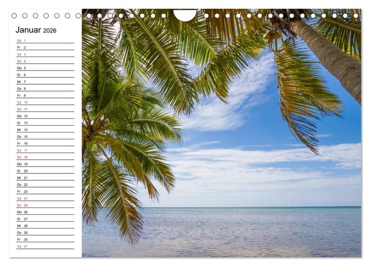 Produktbild: FLORIDA KEYS und KEY WEST Malerische Reiseroute (Wandkalender 2026 DIN A4 quer), CALVENDO Monatskalender