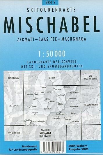 Produktbild: 284S Mischabel Schneesportkarte