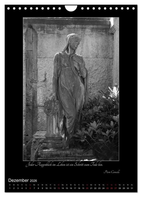 Produktbild: S&uuml;dfriedhof Leipzig (Wandkalender 2026 DIN A4 hoch), CALVENDO Monatskalender