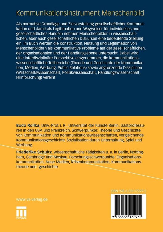 Produktbild: Kommunikationsinstrument Menschenbild