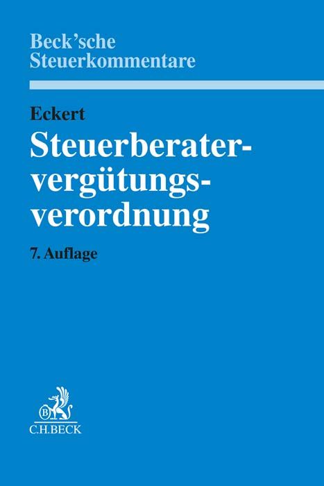 Produktbild: Steuerberaterverg&uuml;tungsverordnung. StBVV