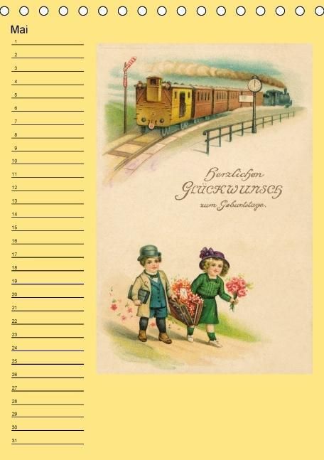 Produktbild: Gl&uuml;ckw&uuml;nsche von anno dazumal (Tischkalender immerw&auml;hrend DIN A5 hoch)