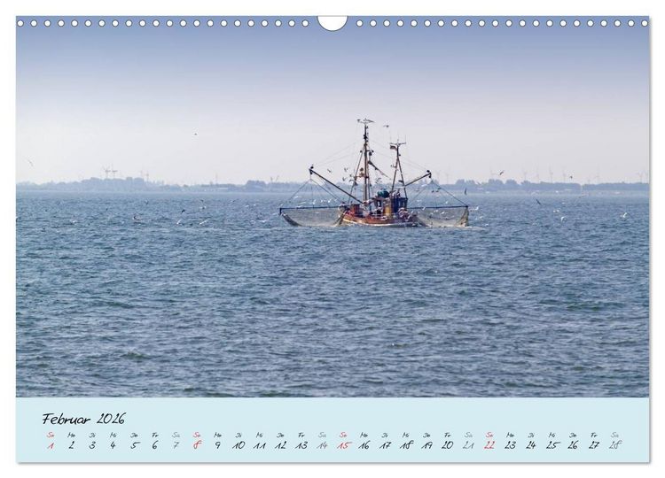 Produktbild: Nordsee &ndash; D&uuml;nen, Sand, Wasser und Wolken (Wandkalender 2026 DIN A3 quer), CALVENDO Monatskalender