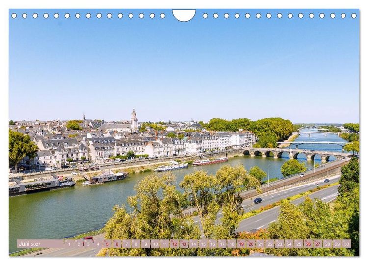 Produktbild: Zauberhaftes Tal der Loire. Charmante St&auml;dte und pr&auml;chtige Schl&ouml;sser (Wandkalender 2027 DIN A4 quer), CALVENDO Monatskalender