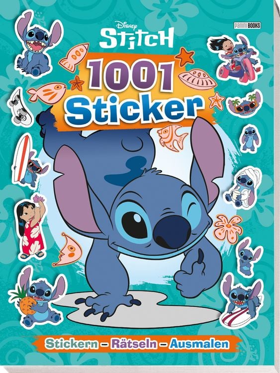Produktbild: Disney Stitch: 1001 Sticker - Stickern - R&auml;tseln - Ausmalen