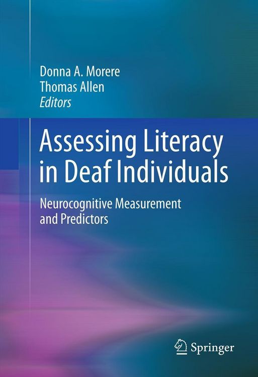 Produktbild: Assessing Literacy in Deaf Individuals