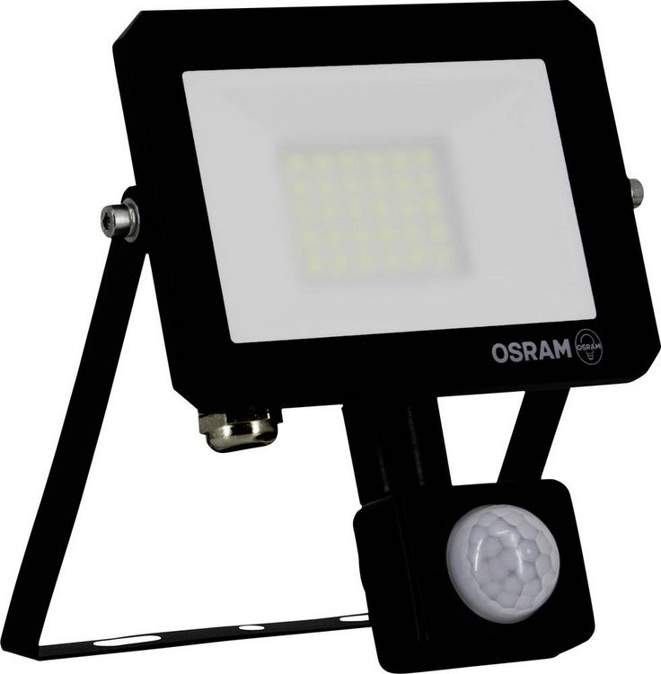Produktbild: OSRAM HOMELIGHTING FLOODLIGHT LUX SENSOR 20W 840 BLACK 4099854489587 LED-Flutlichtstrahler 20.00 W Leuchtfarben: Kaltwei&szlig;