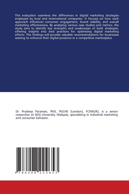 Produktbild: Evaluation Of The Comparison Between Digital Marketing Strategies