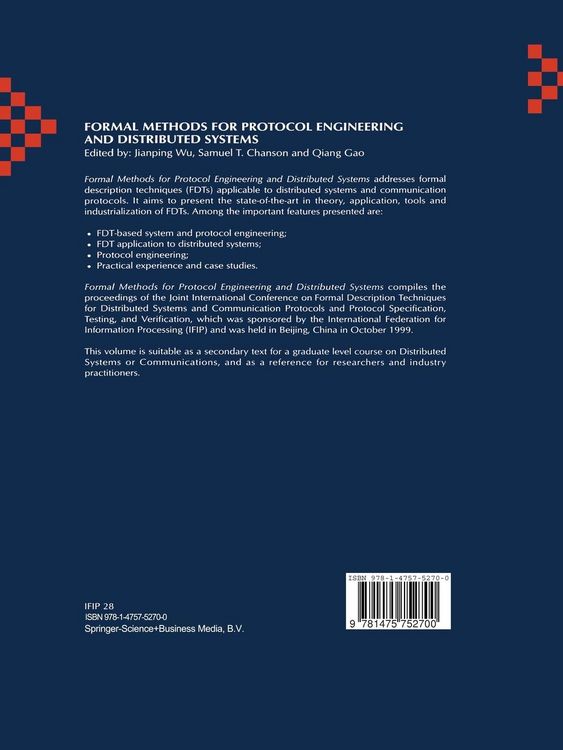 Produktbild: Formal Methods for Protocol Engineering and Distributed Systems