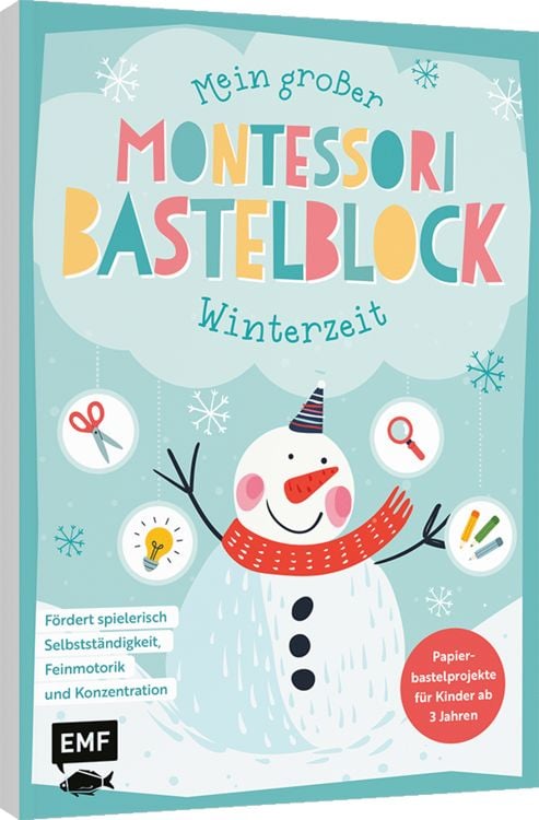 Produktbild: Mein gro&szlig;er Montessori-Bastelblock &ndash; Winterzeit