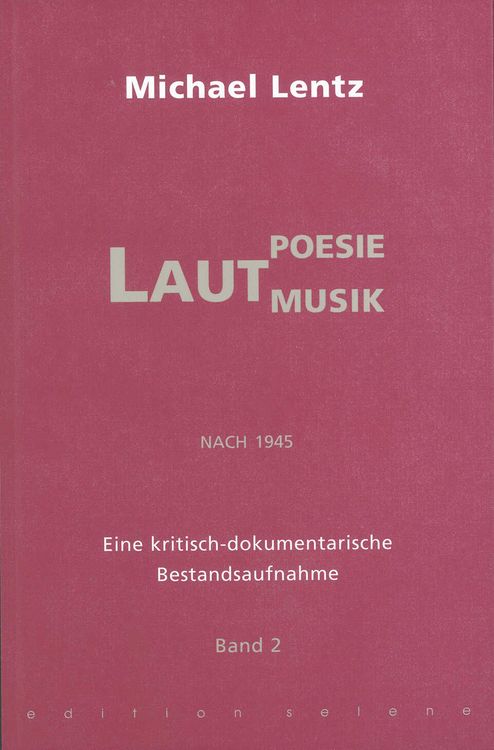 Produktbild: Lautpoesie/-musik nach 1945