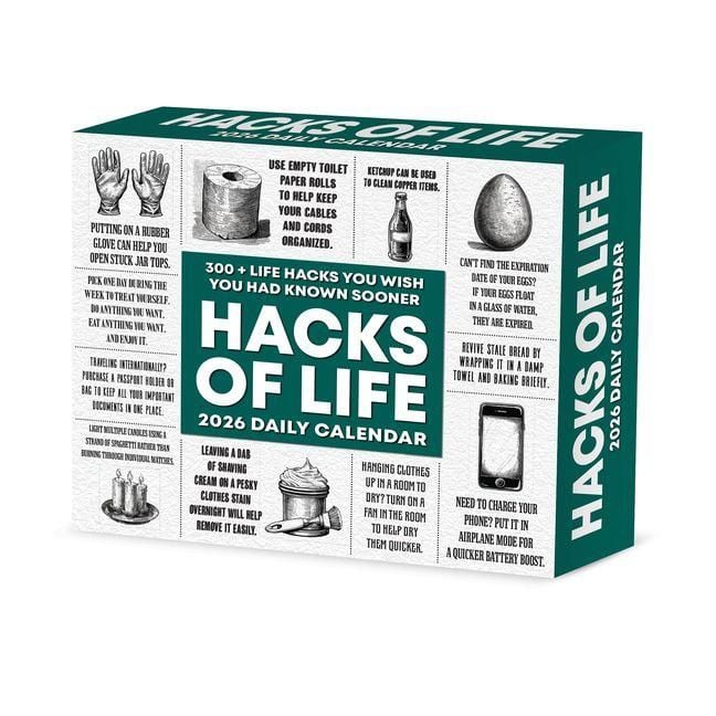 Produktbild: Hacks of Life 2026 5.4 X 6.2 Box Calendar