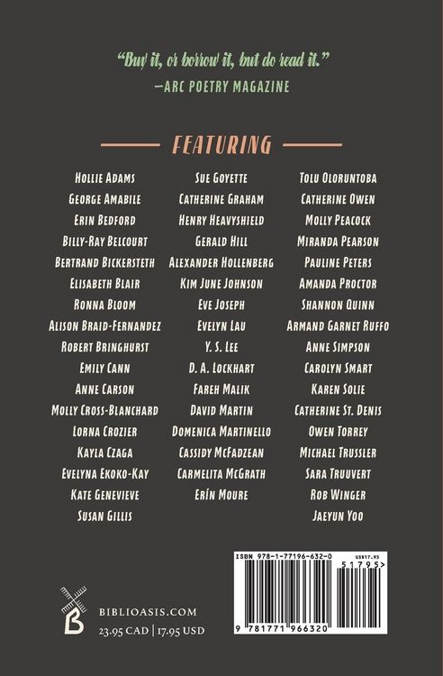 Produktbild: Best Canadian Poetry 2025