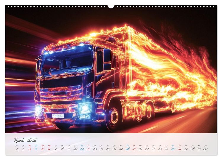 Produktbild: Giganten der Stra&szlig;e (hochwertiger Premium Wandkalender 2026 DIN A2 quer), Kunstdruck in Hochglanz