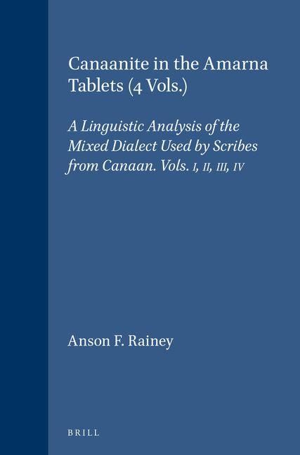 Produktbild: Canaanite in the Amarna Tablets (4 Vols.)