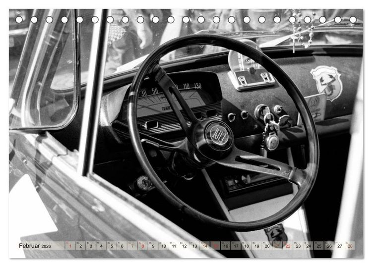 Produktbild: il Cinquecento - Details im Fokus - im Look eines legend&auml;ren Analogfilms (Tischkalender 2026 DIN A5 quer), CALVENDO Monatskalender