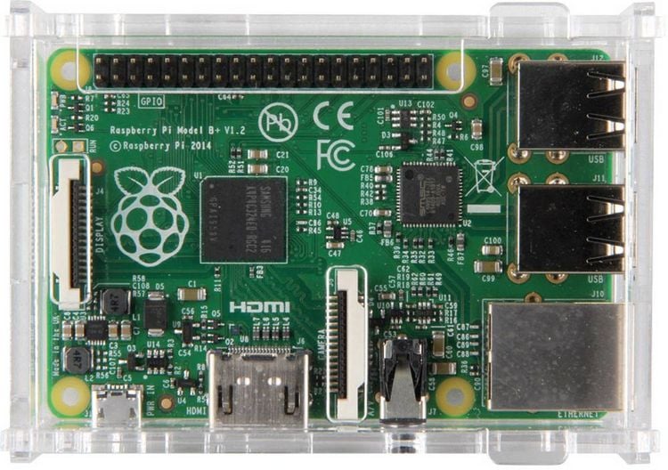 Produktbild: Joy-it rb-case01 SBC-Geh&auml;use Passend f&uuml;r (Entwicklungskits): Raspberry Pi Transparent