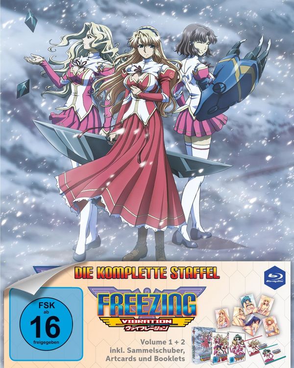 Produktbild: Freezing Vibration - Die komplette Staffel LTD. - Vol. 1 + 2 inkl. Sammelschuber, Artcards und Booklets [2 BRs]