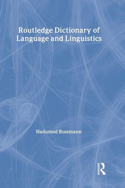 Produktbild: Routledge Dictionary of Language and Linguistics