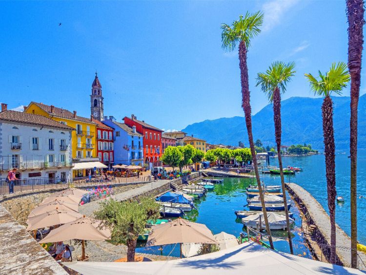 Produktbild: CALVENDO Puzzle Lago Maggiore | 1000 Teile Lege-Gr&ouml;&szlig;e 64x48cm Foto-Puzzle f&uuml;r gl&uuml;ckliche Stunden