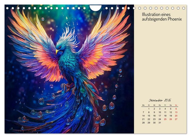 Produktbild: Vogelwelt, lustig, bunt und verspielt (Wandkalender 2026 DIN A4 quer), CALVENDO Monatskalender