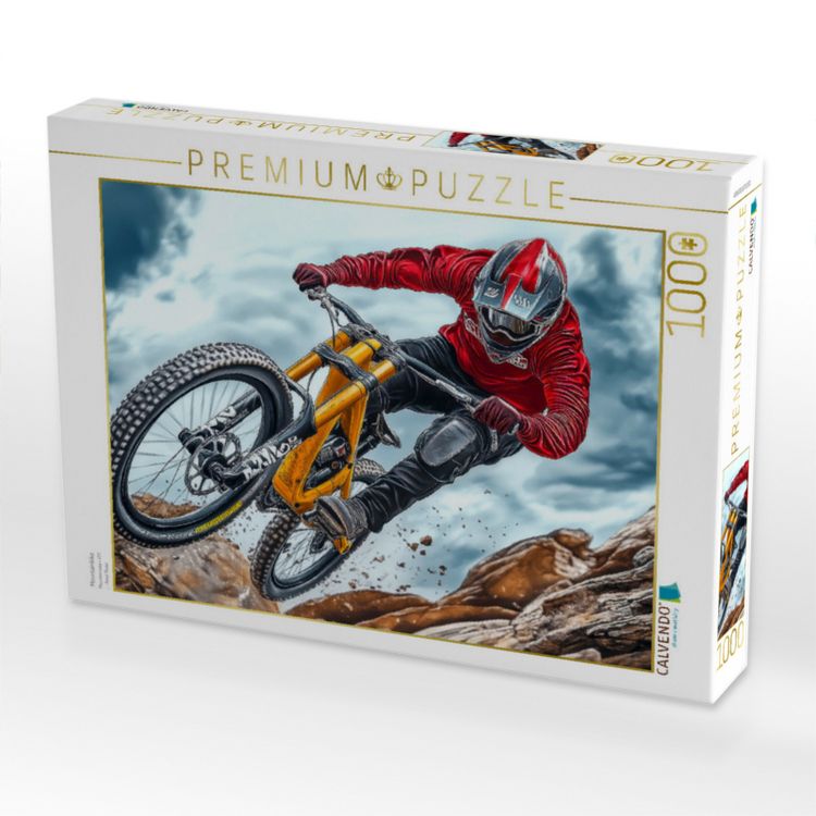 Produktbild: CALVENDO Puzzle Mountainbike | 1000 Teile Lege-Gr&ouml;&szlig;e 64x48cm Foto-Puzzle f&uuml;r gl&uuml;ckliche Stunden