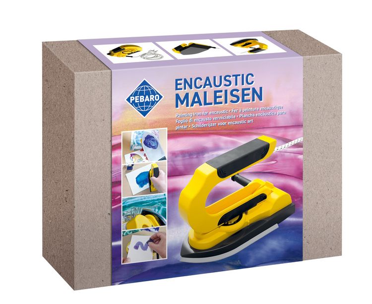 PEBARO 0273 - Encaustic Maleisen, Bügeleisen zum Wachsmalen, 22x6x16cm