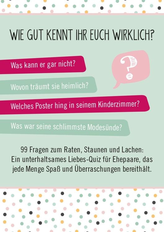 Produktbild: 99 Fragen f&uuml;r Ehepaare