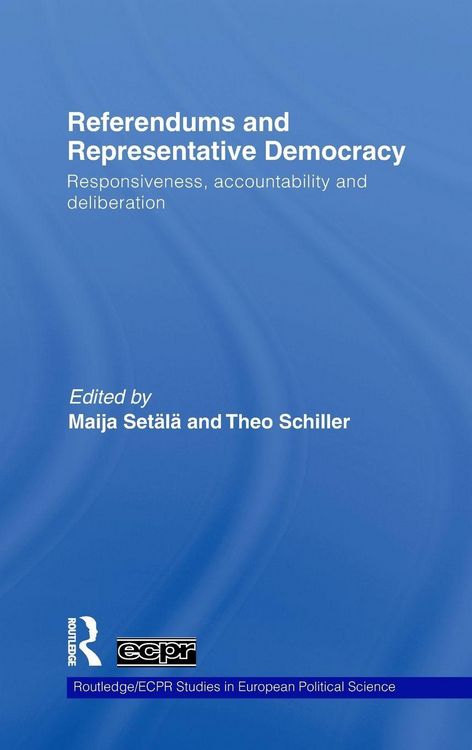 Produktbild: Referendums and Representative Democracy