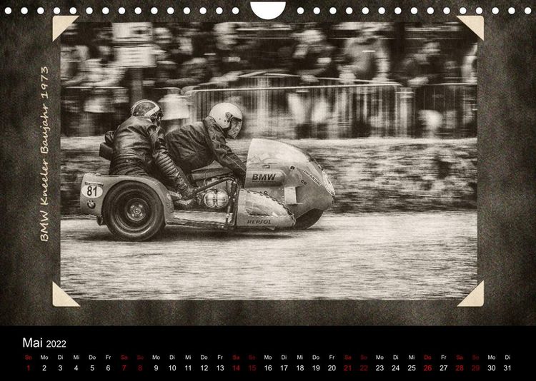 Produktbild: Klassik Motorsport Action (Wandkalender 2022 DIN A4 quer)