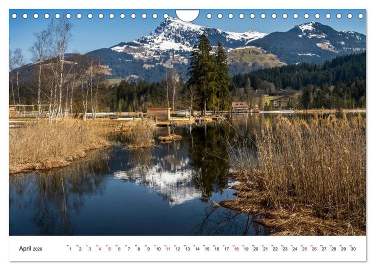 Produktbild: Kitzb&uuml;hel, Sportstadt und Wanderparadies (Wandkalender 2026 DIN A4 quer), CALVENDO Monatskalender