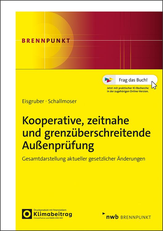 Produktbild: Kooperative, zeitnahe und grenz&uuml;berschreitende Au&szlig;enpr&uuml;fung