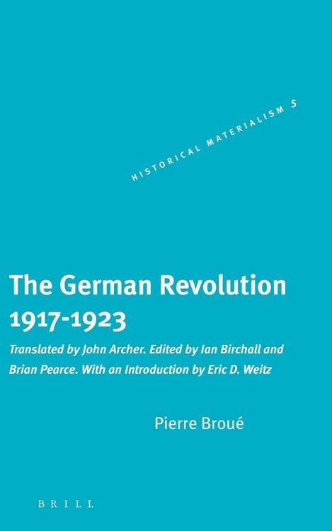 Produktbild: The German Revolution, 1917-1923
