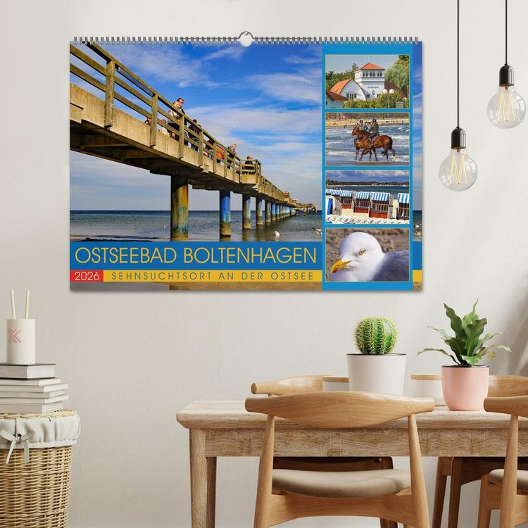 Produktbild: Ostseebad Boltenhagen - Sehnsuchtsort an der Ostsee (Wandkalender 2026 DIN A2 quer), CALVENDO Monatskalender